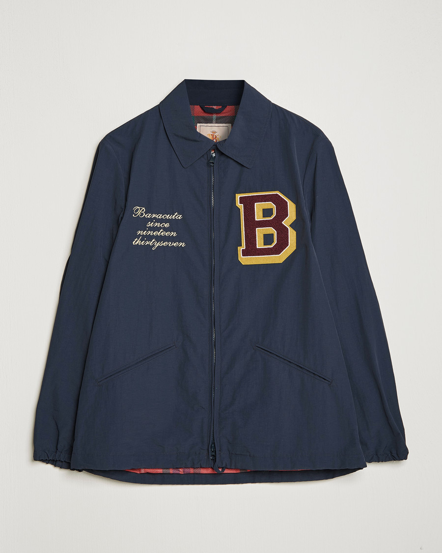 Herr | Jackor | Baracuta | Nylon Coach Jacket Navy