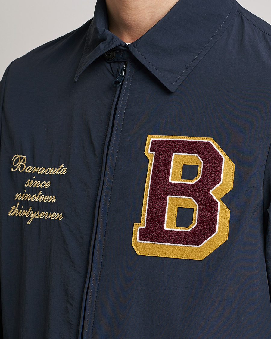 Herr | Jackor | Baracuta | Nylon Coach Jacket Navy