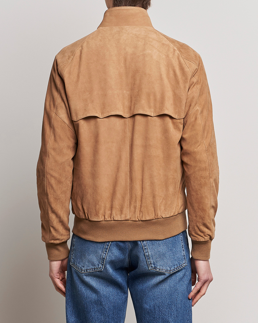 Herr | Jackor | Baracuta | G9 Suede Jacket Tobacco