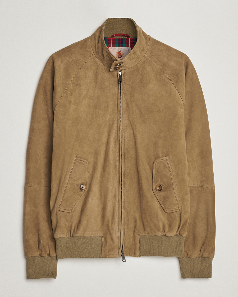 Herr | Jackor | Baracuta | G9 Suede Jacket Bark