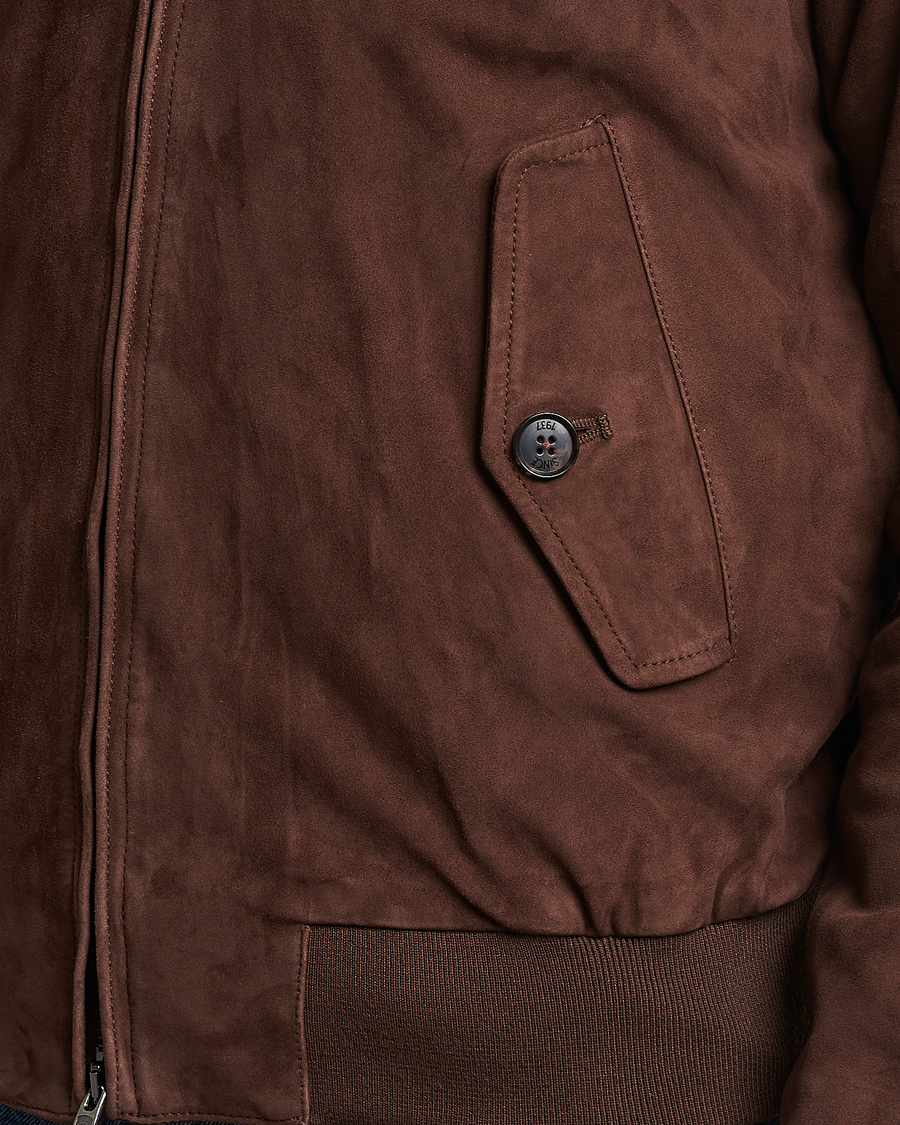 Herr | Jackor | Baracuta | G9 Suede Jacket Chocolate