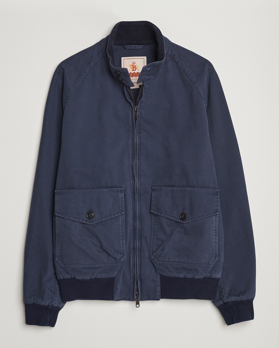 Herr | Jackor | Baracuta | Authentic Fit Pocket G9 Gabardine Jacket Navy