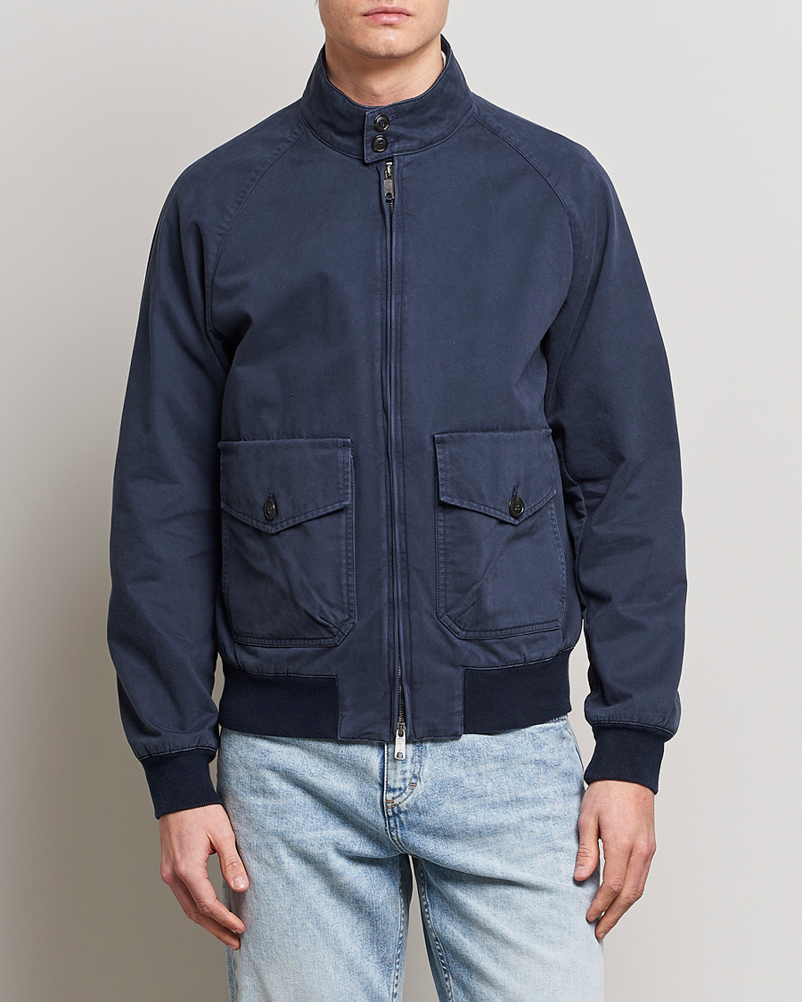 Herr | Jackor | Baracuta | Authentic Fit Pocket G9 Gabardine Jacket Navy