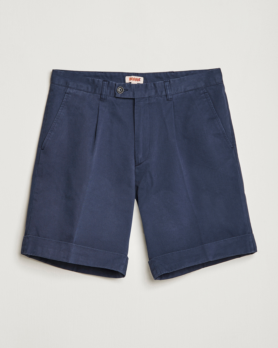 Herr | Shorts | Baracuta | Gabardine Chino Shorts Navy
