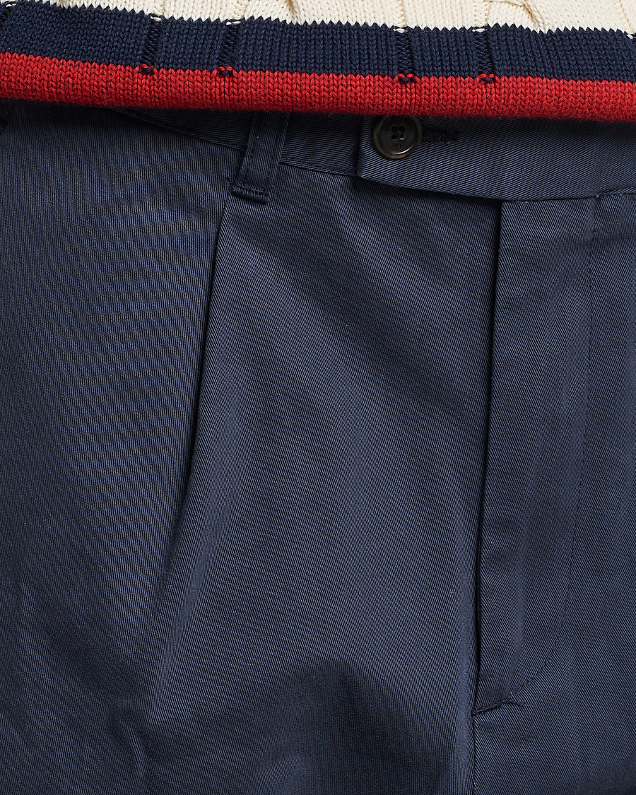 Herr | Shorts | Baracuta | Gabardine Chino Shorts Navy