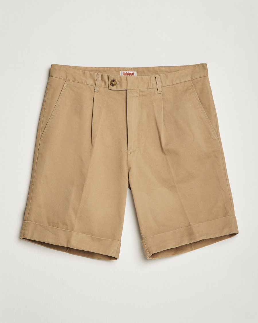 Herr | Shorts | Baracuta | Gabardine Chino Shorts Tan