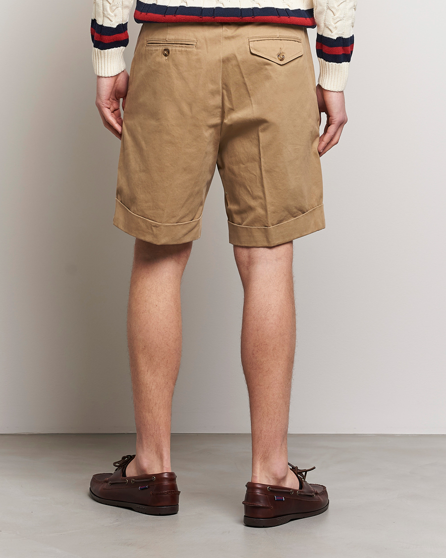 Herr | Shorts | Baracuta | Gabardine Chino Shorts Tan