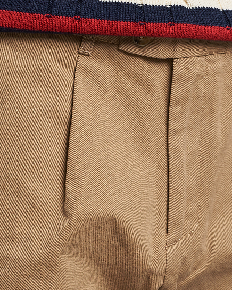 Herr | Shorts | Baracuta | Gabardine Chino Shorts Tan