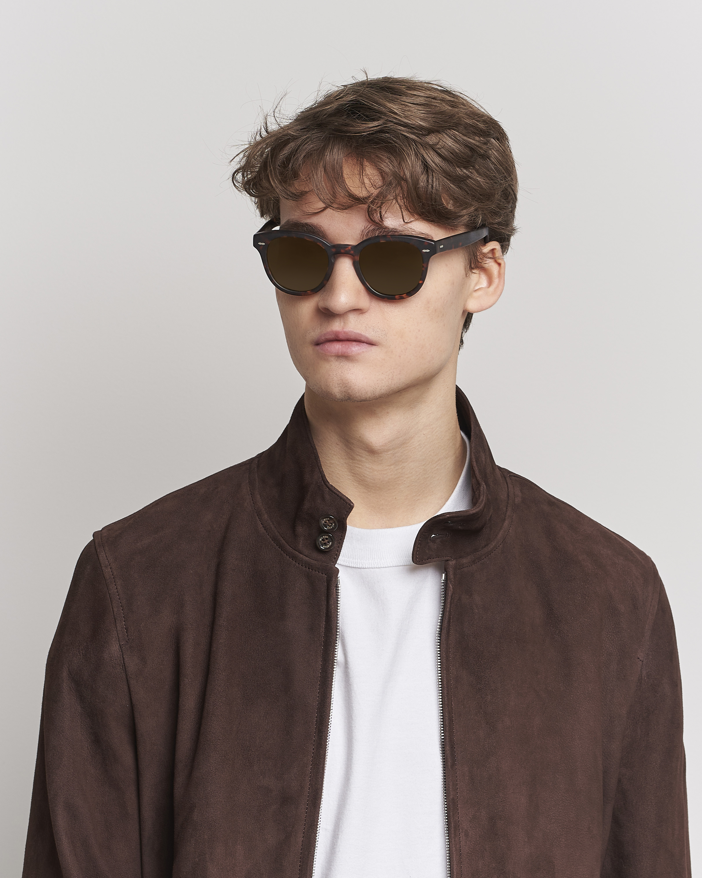 Herre |  | Oliver Peoples | Cary Grant Sunglasses Semi Matte Tortoise