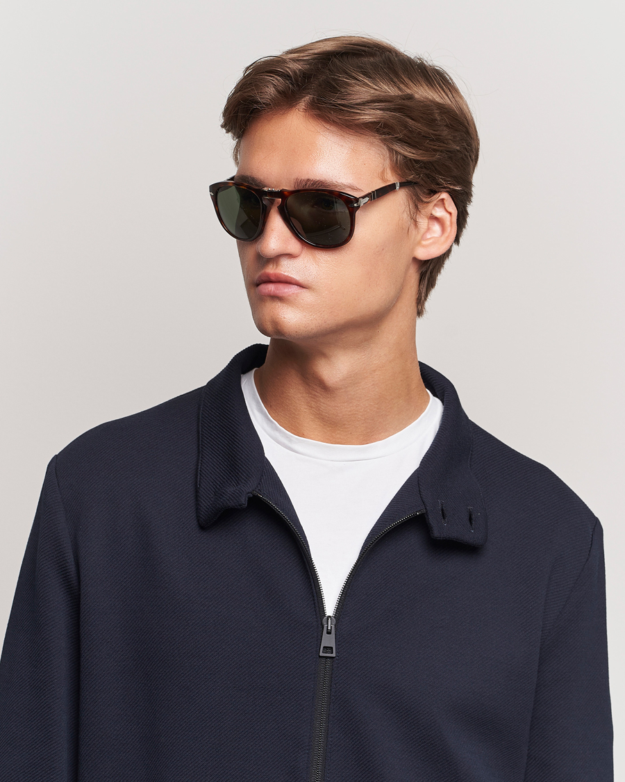 Herr | Solglasögon | Persol | 0PO0714 Sunglasses Havana/Green