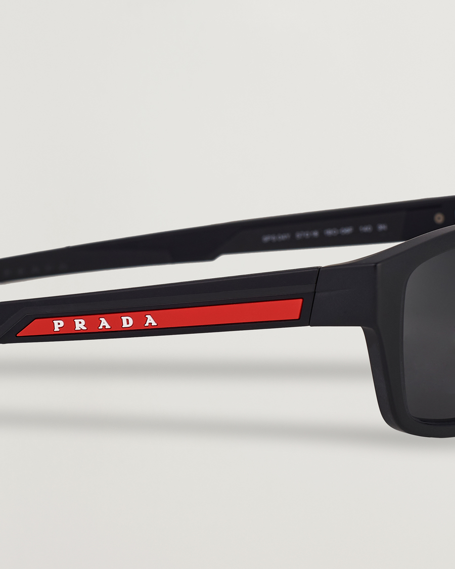 Herr | Prada Linea Rossa 0PS 04YS Sunglasses Matte Black | Prada Linea Rossa | 0PS 04YS Sunglasses Matte Black
