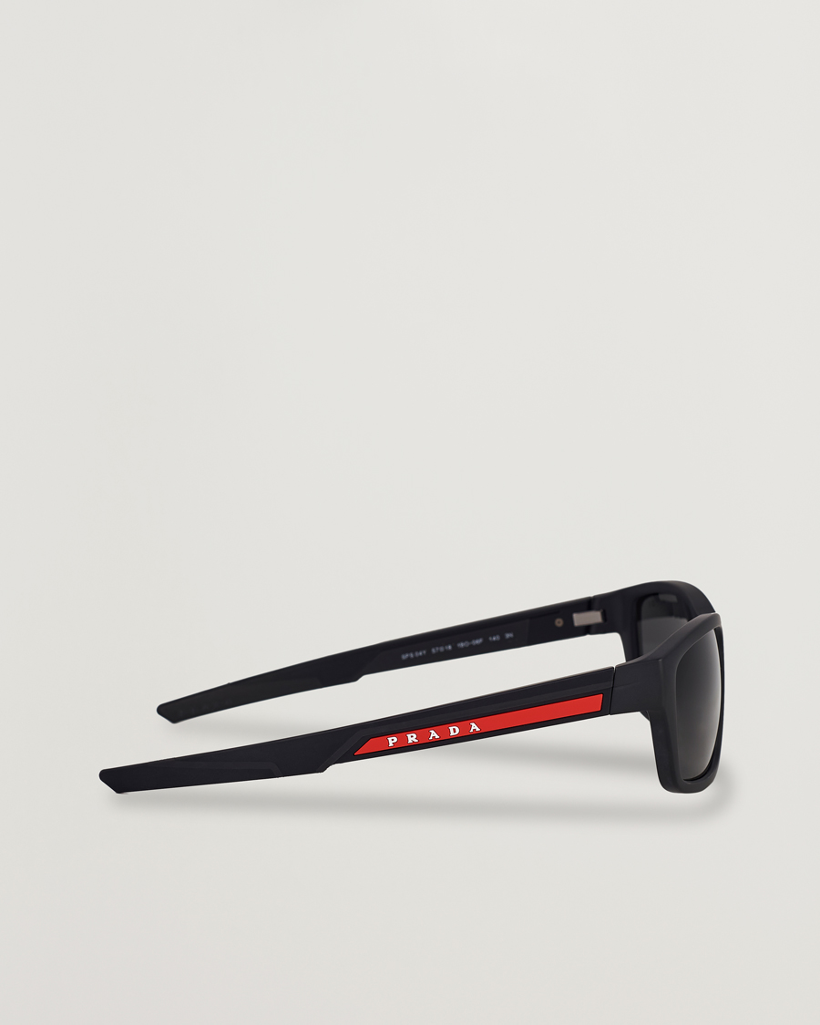 Herr | Prada Linea Rossa 0PS 04YS Sunglasses Matte Black | Prada Linea Rossa | 0PS 04YS Sunglasses Matte Black
