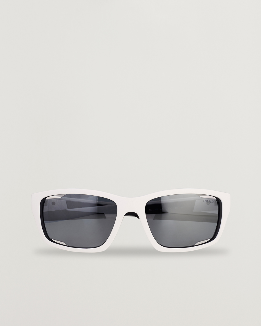 Herr | Prada Linea Rossa 0PS 04YS Sunglasses White | Prada Linea Rossa | 0PS 04YS Sunglasses White