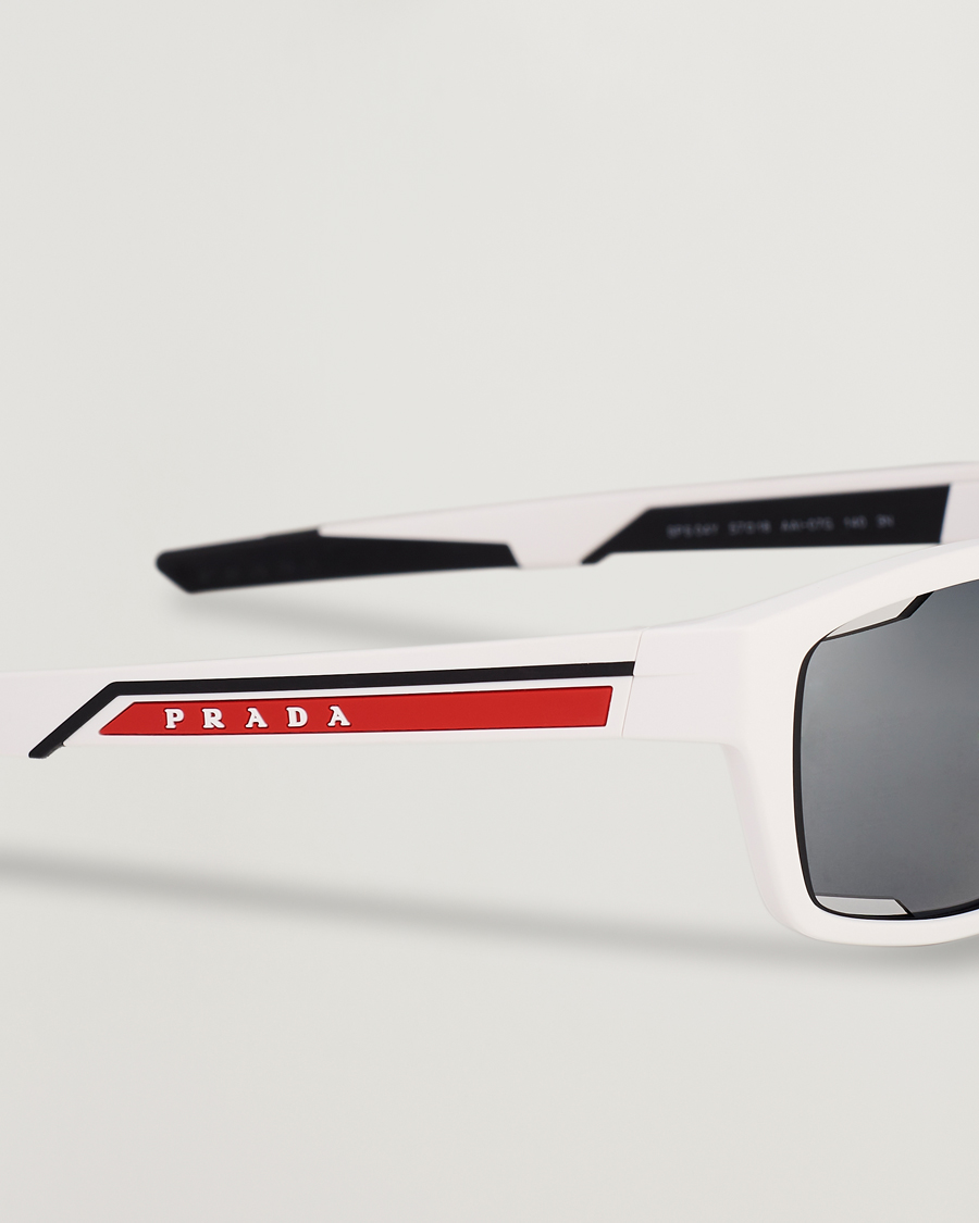 Herr | Prada Linea Rossa 0PS 04YS Sunglasses White | Prada Linea Rossa | 0PS 04YS Sunglasses White
