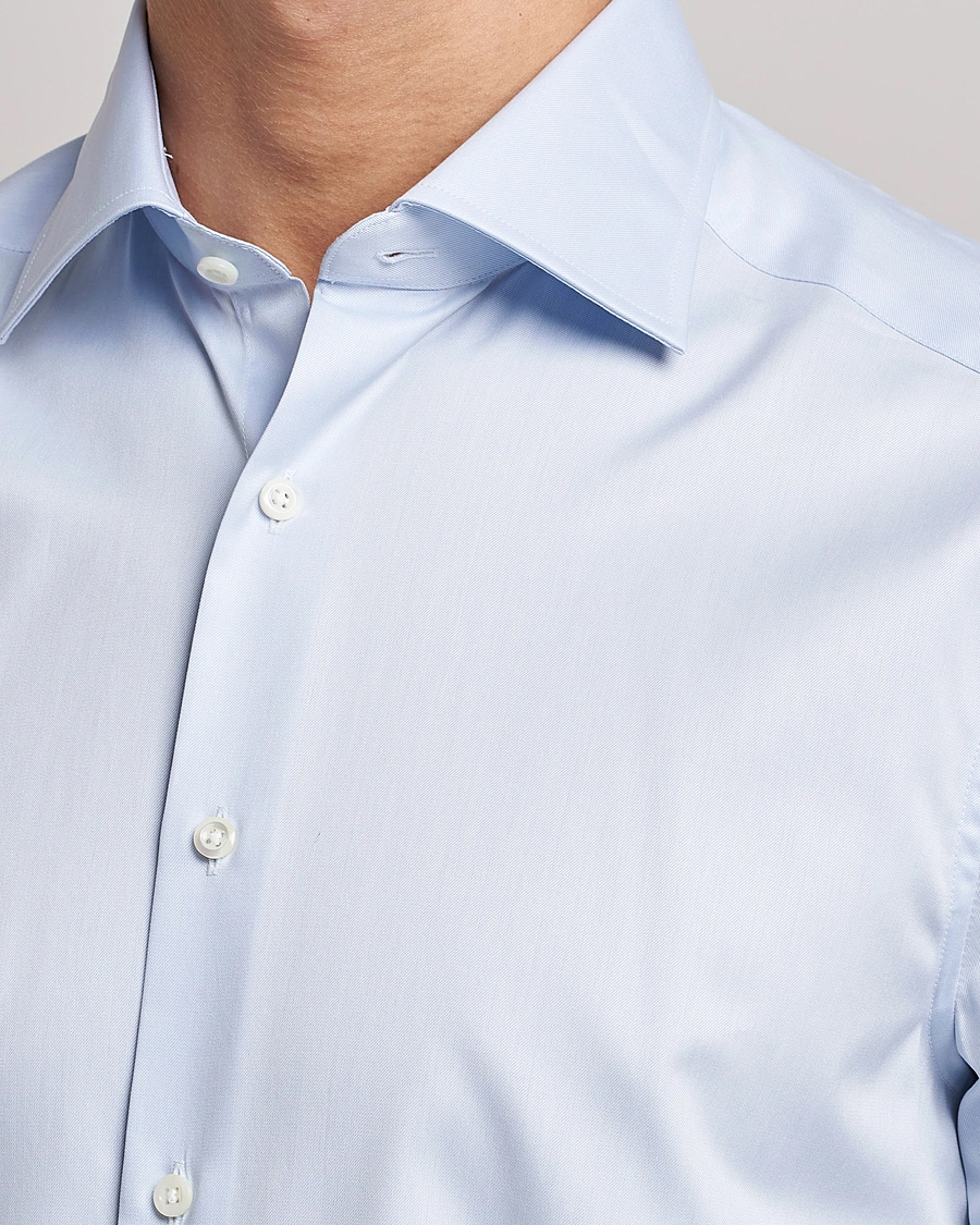Herr | Skjortor | Stenströms | Slimline X-Long Sleeve Shirt Light Blue