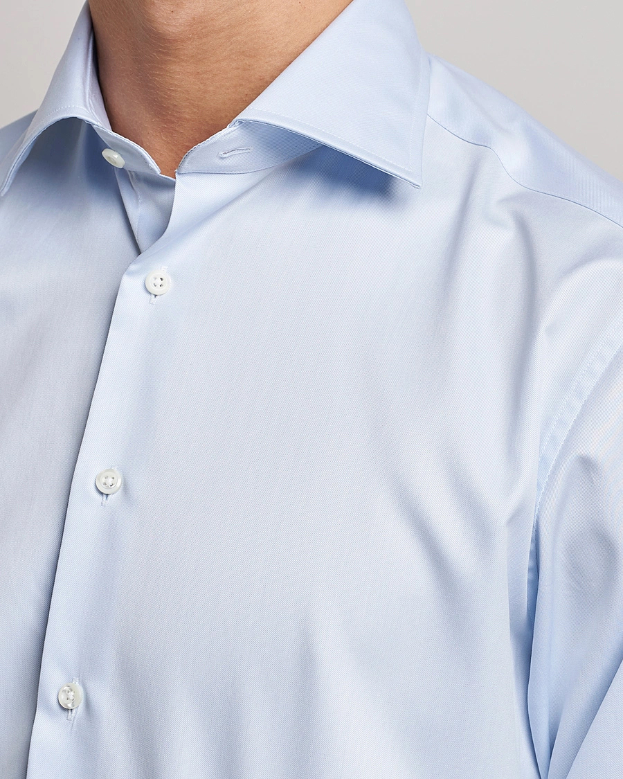 Herr | Formella | Stenströms | Fitted Body X-Long Sleeve Shirt Light Blue