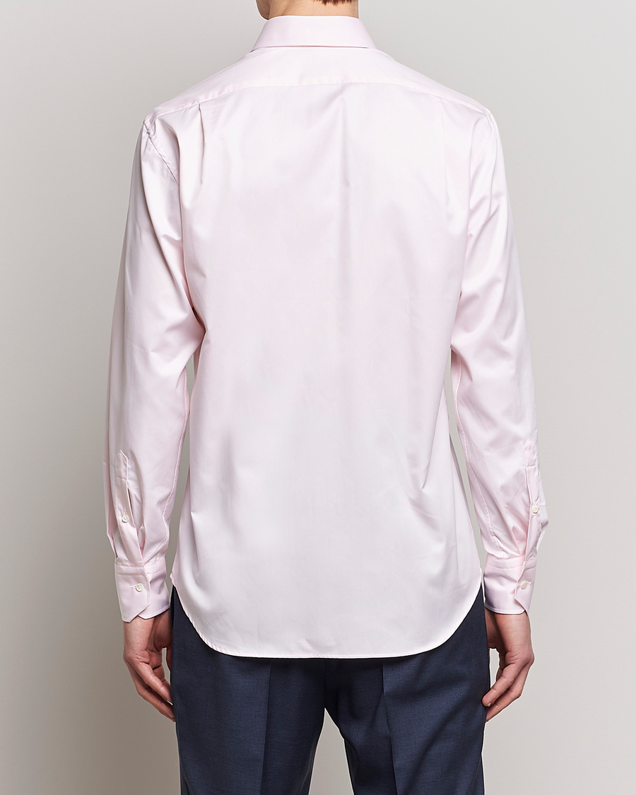 Herr | Skjortor | Stenströms | Fitted Body Cut Away Shirt Pink