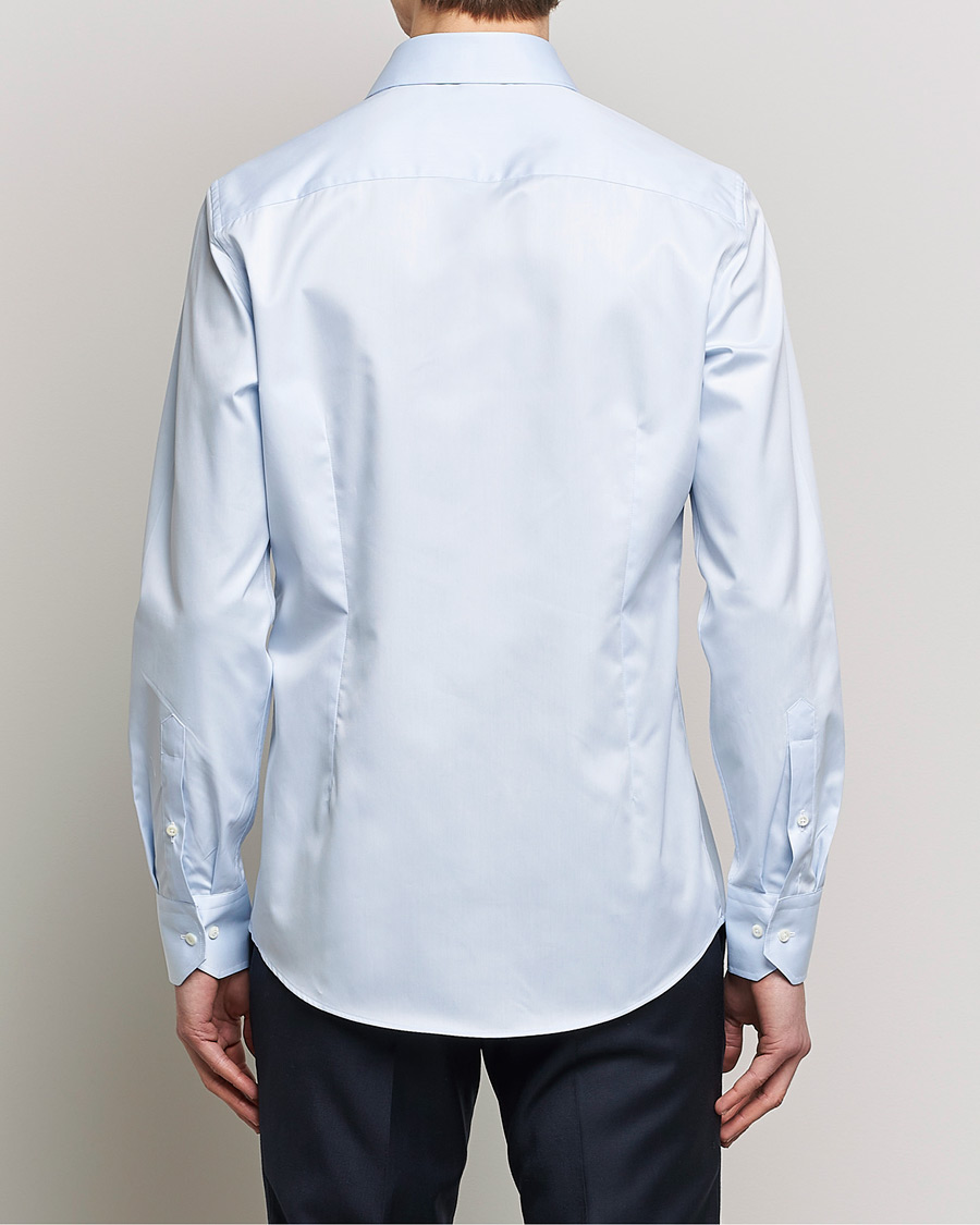 Herr | Skjortor | Stenströms | Slimline Kent Collar Shirt Light Blue