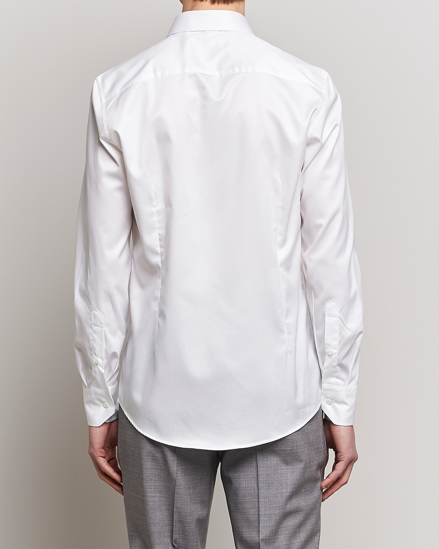 Herr | Skjortor | Stenströms | Fitted Body Twofold Stretch Shirt White