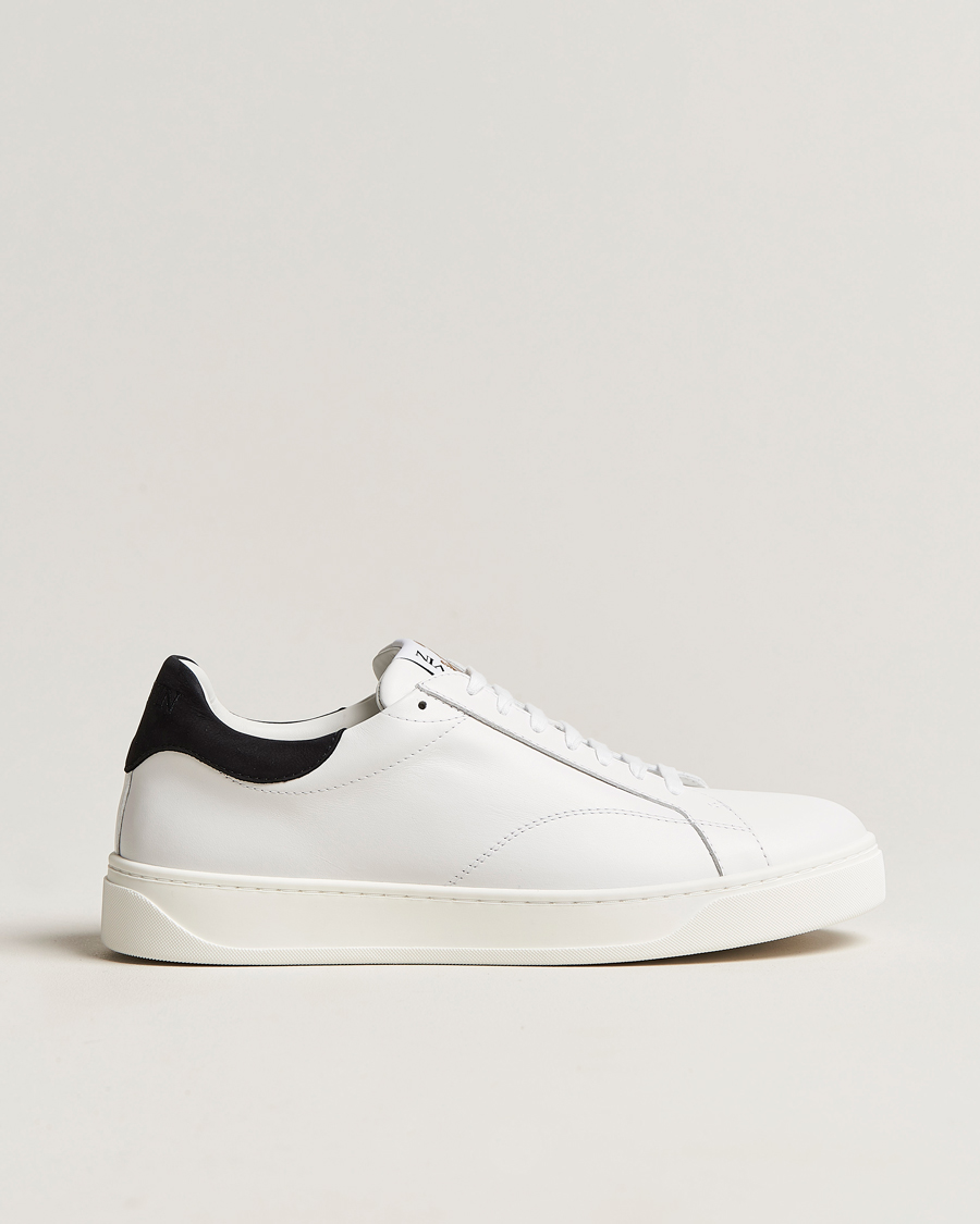 Herr | Lanvin DBB0 Plain Sneaker White/Black | Lanvin | DBB0 Plain Sneaker White/Black