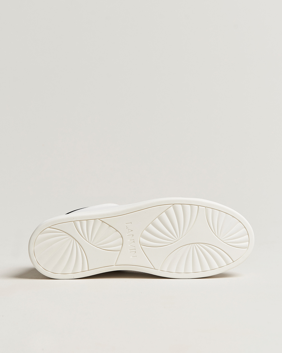 Herr | Lanvin DBB0 Plain Sneaker White/Black | Lanvin | DBB0 Plain Sneaker White/Black