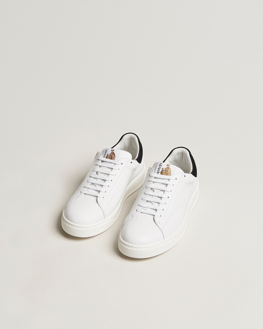 Herr | Skor | Lanvin | DBB0 Plain Sneaker White/Black