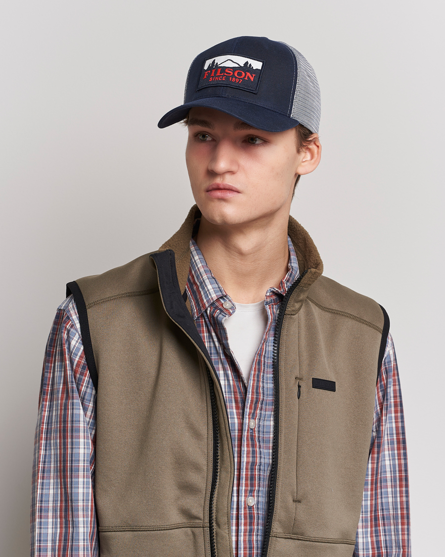 Herr | Active | Filson | Mesh Logger Cap Navy