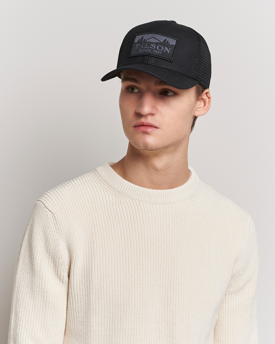 Herr | Hattar & kepsar | Filson | Logger Mesh Cap Black
