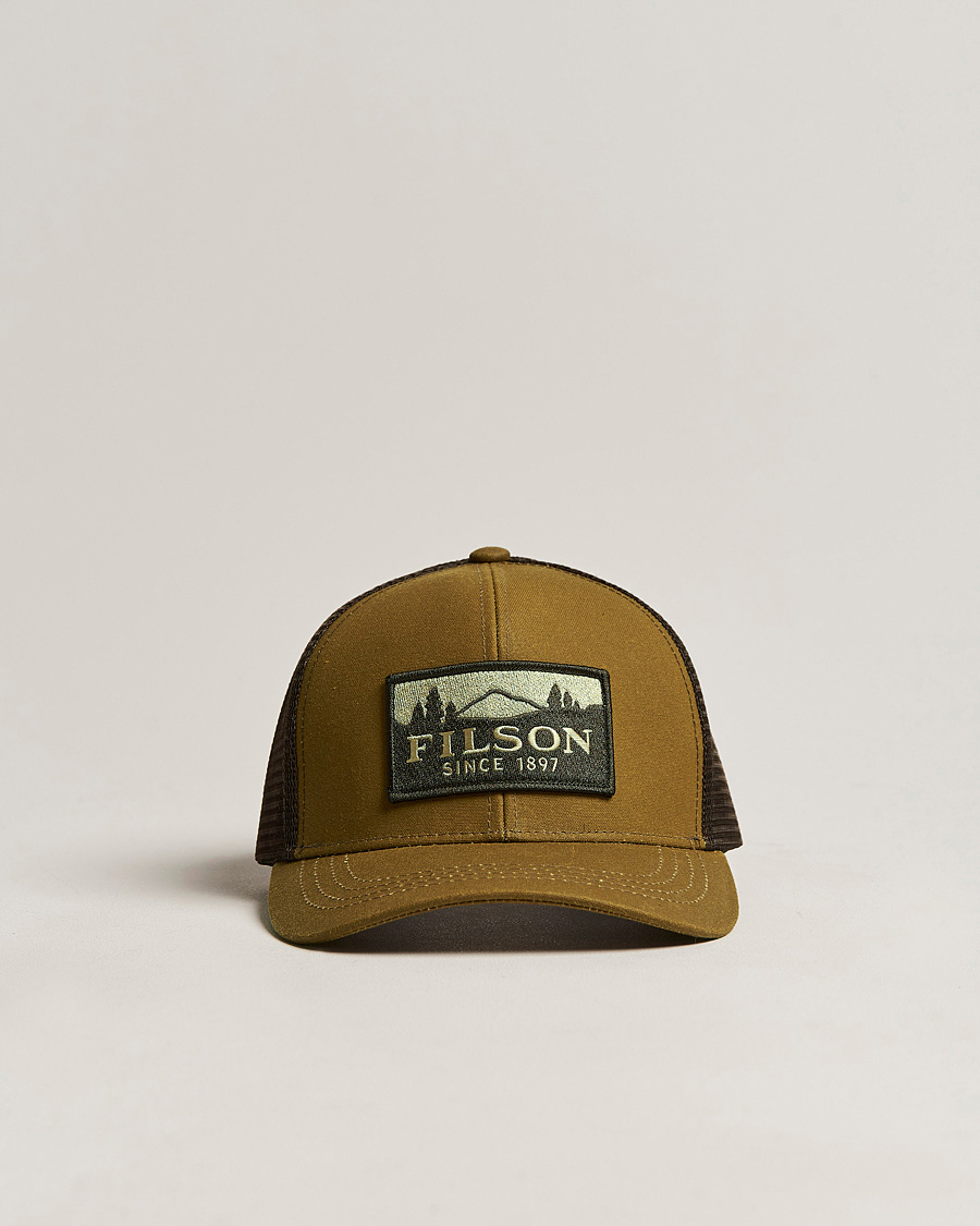 Herr | Hattar & kepsar | Filson | Logger Mesh Cap Dark Tan