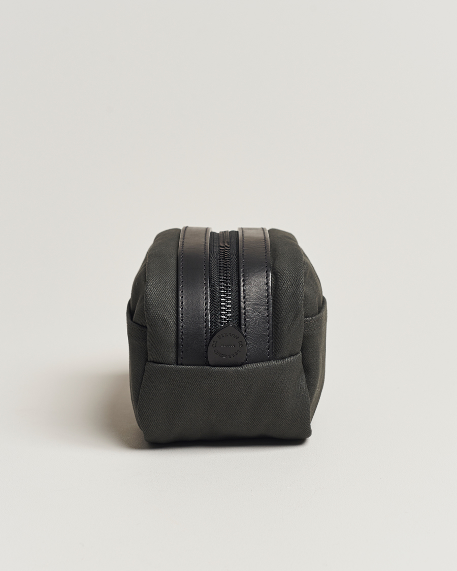 Herr | Filson Rugged Twill Travel Kit Faded Black | Filson | Rugged Twill Travel Kit Faded Black