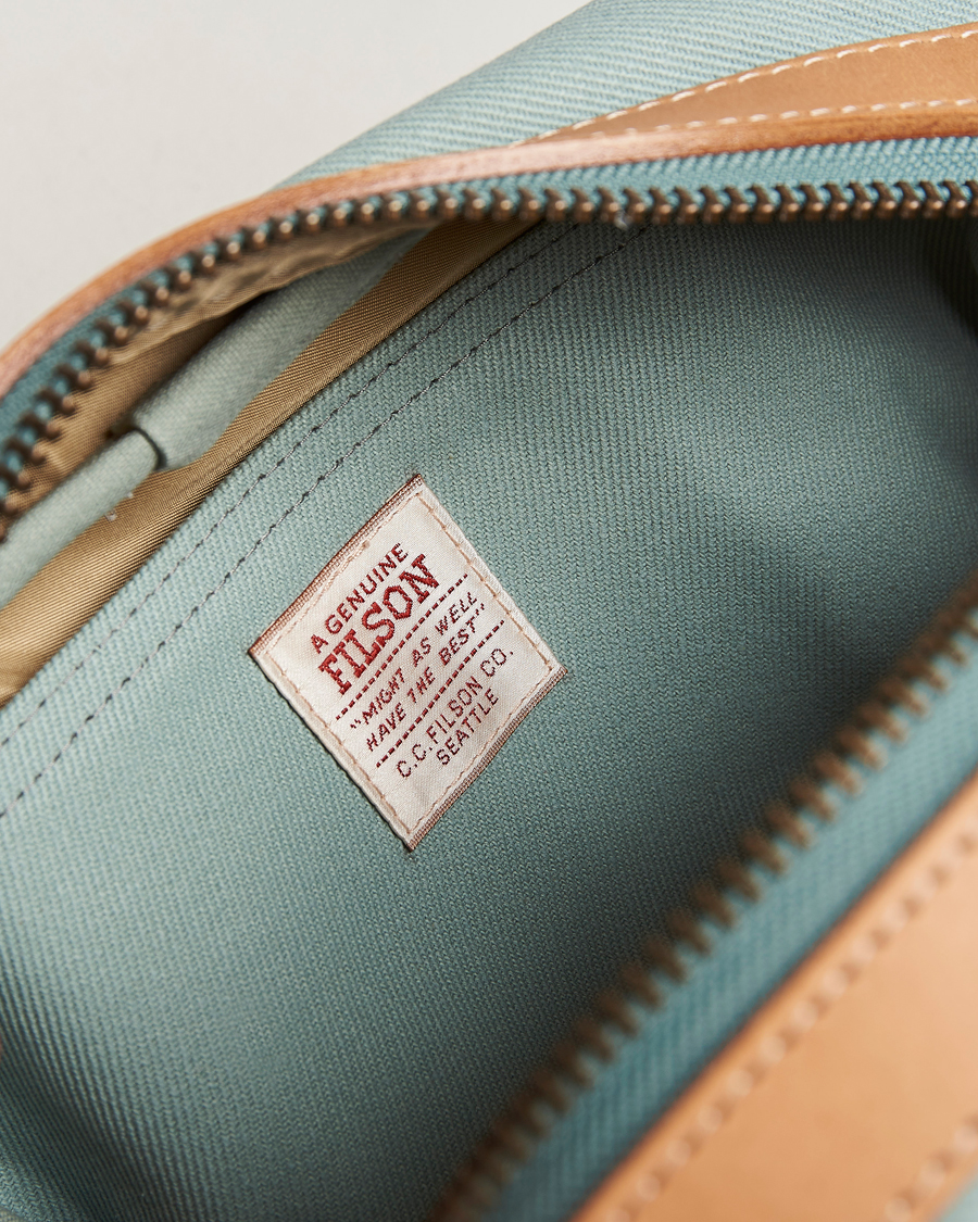Herr | Filson Rugged Twill Travel Kit Lake Green | Filson | Rugged Twill Travel Kit Lake Green