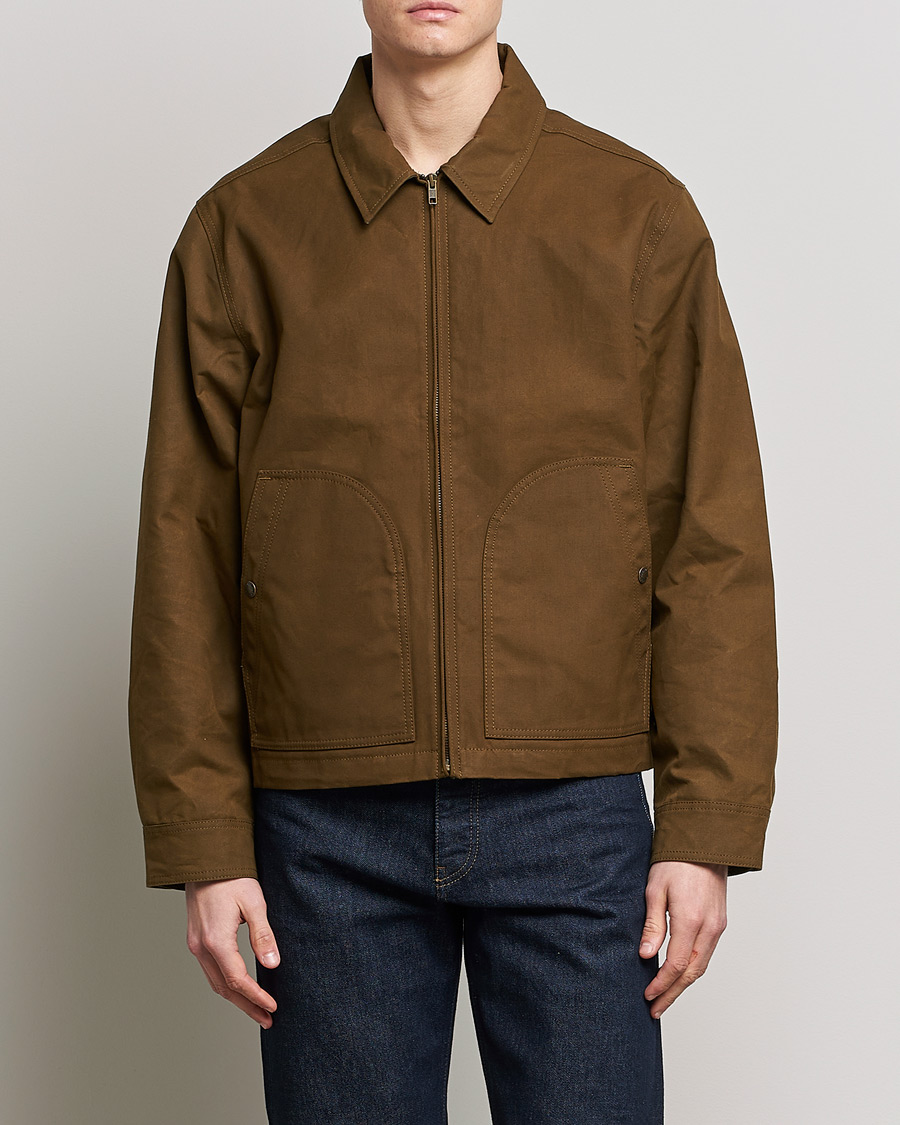 Herr | Jackor | Filson | Ranger Crewman Jacket Olive Drab