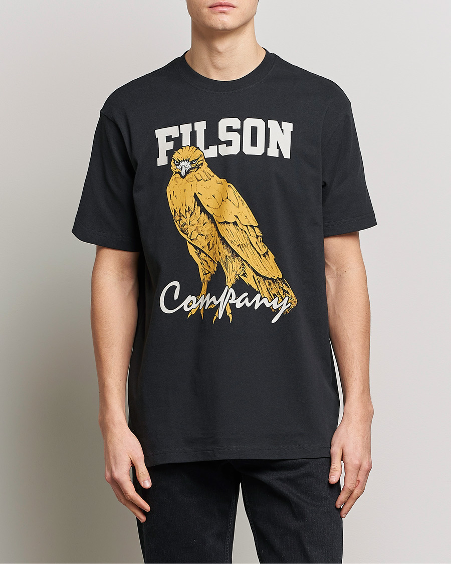 Herr | Active | Filson | Pioneer Graphic T-Shirt Black