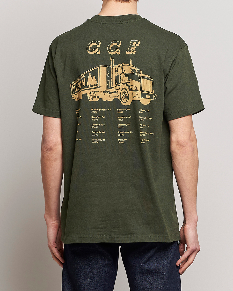 Herr | T-Shirts | Filson | Pioneer Graphic T-Shirt Dark Timberland