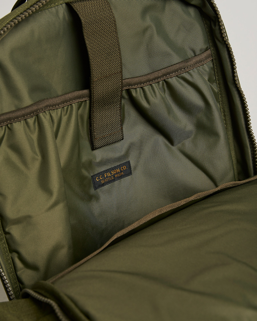 Herr | Filson Ripstop Nylon Backpack Surplus Green | Filson | Ripstop Nylon Backpack Surplus Green