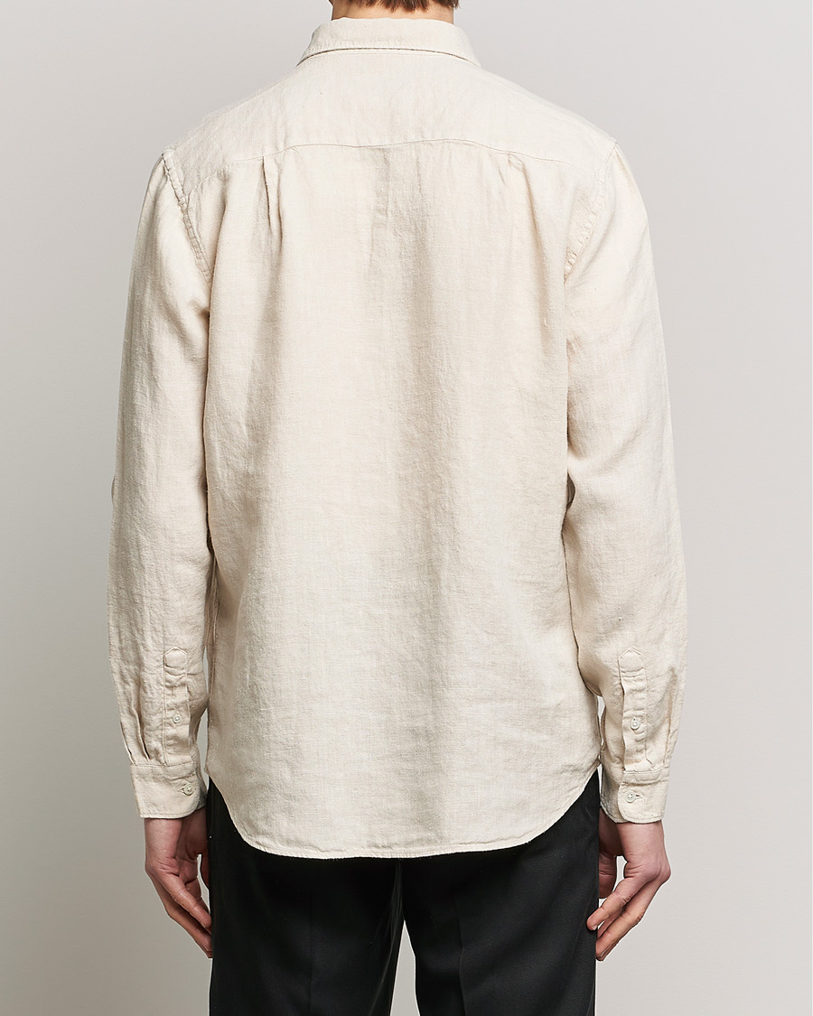Herr | Skjortor | A Day's March | Abu Linen Shirt Sand