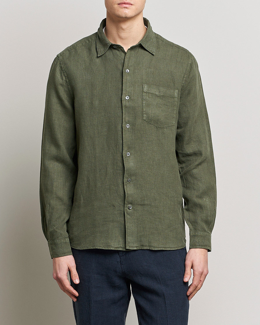Herr |  | A Day's March | Abu Linen Shirt Seaweed