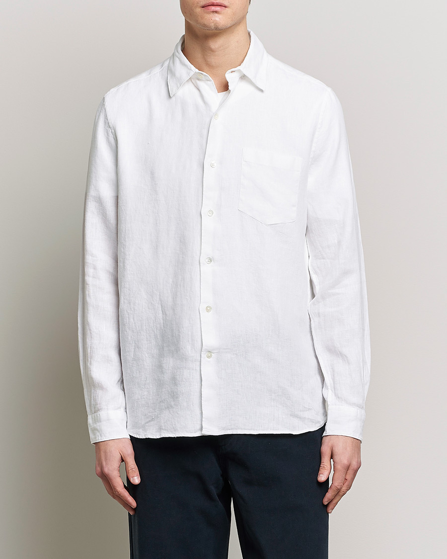 Herr | A Day's March | A Day's March | Abu Linen Shirt White