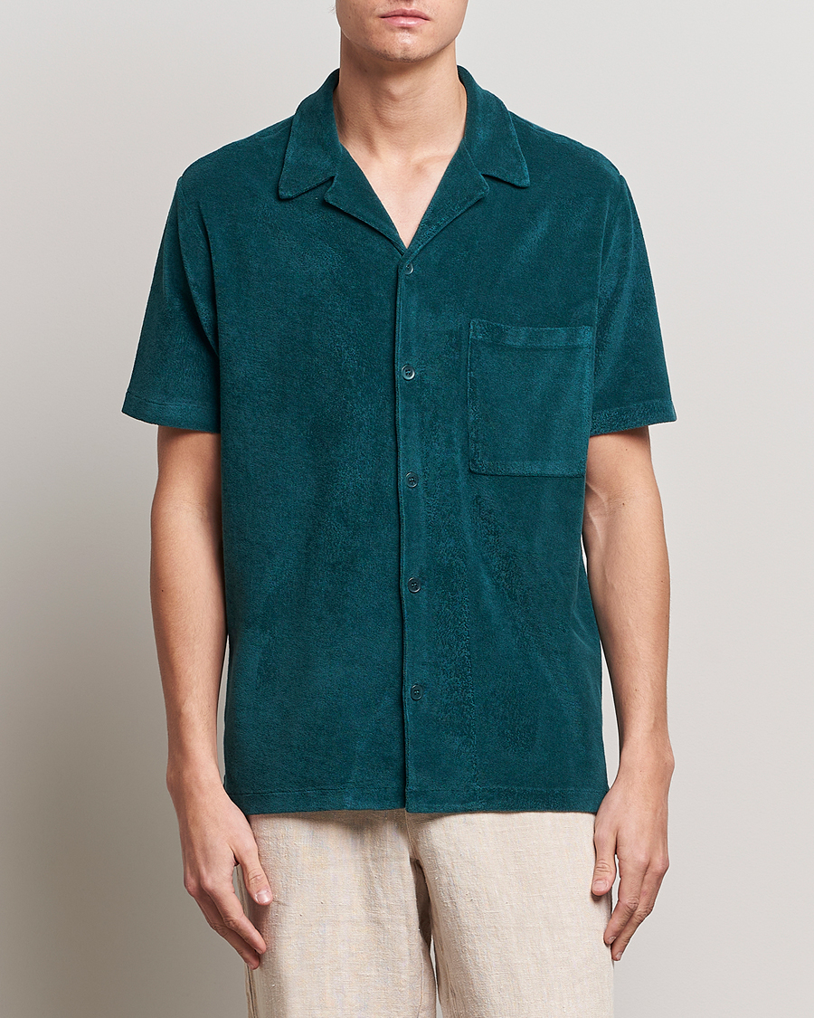 Herr |  | A Day's March | Yamu Short Sleeve Terry Shirt Teal