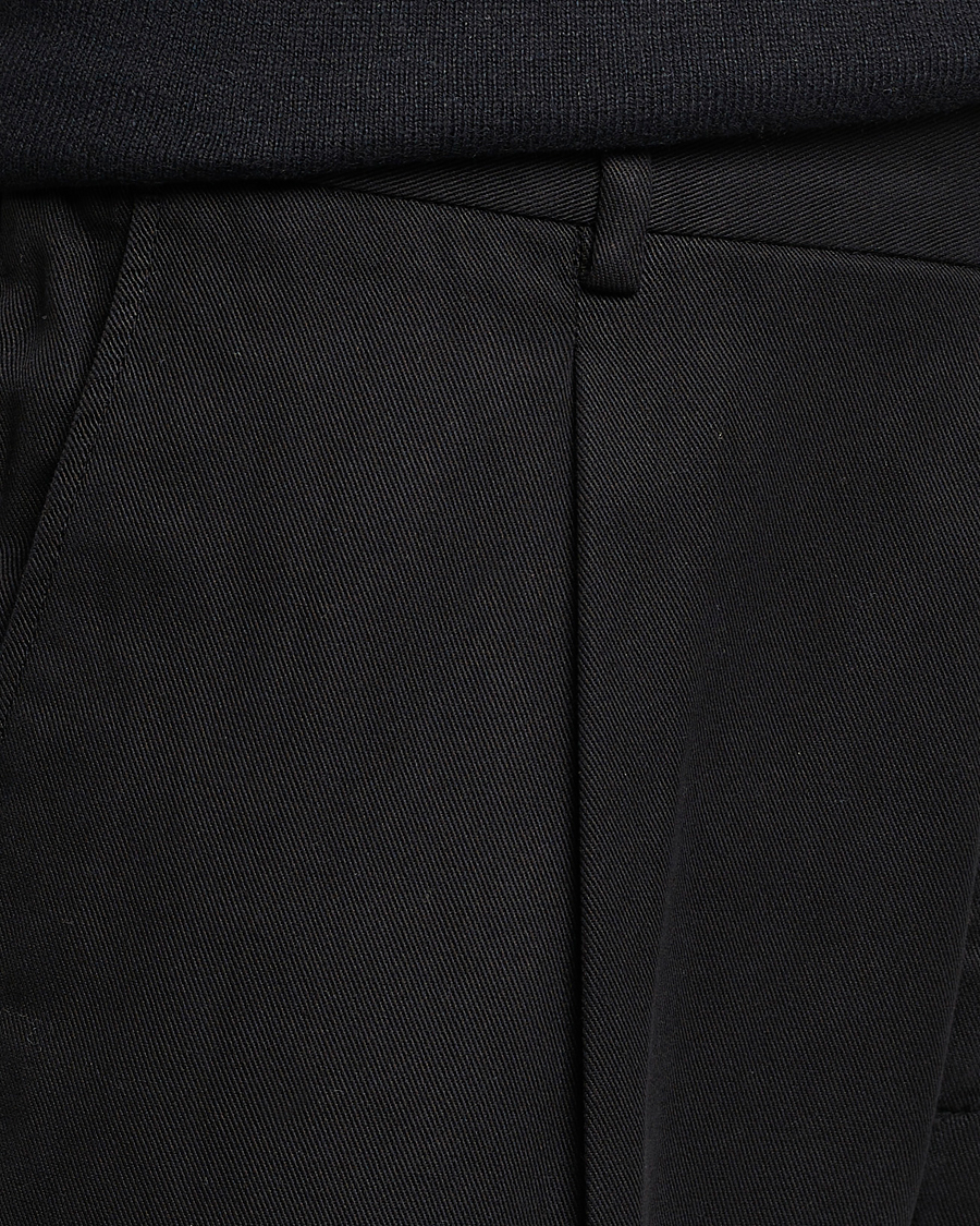 Herr | Byxor | A Day's March | Smart Trouser Tencel Black