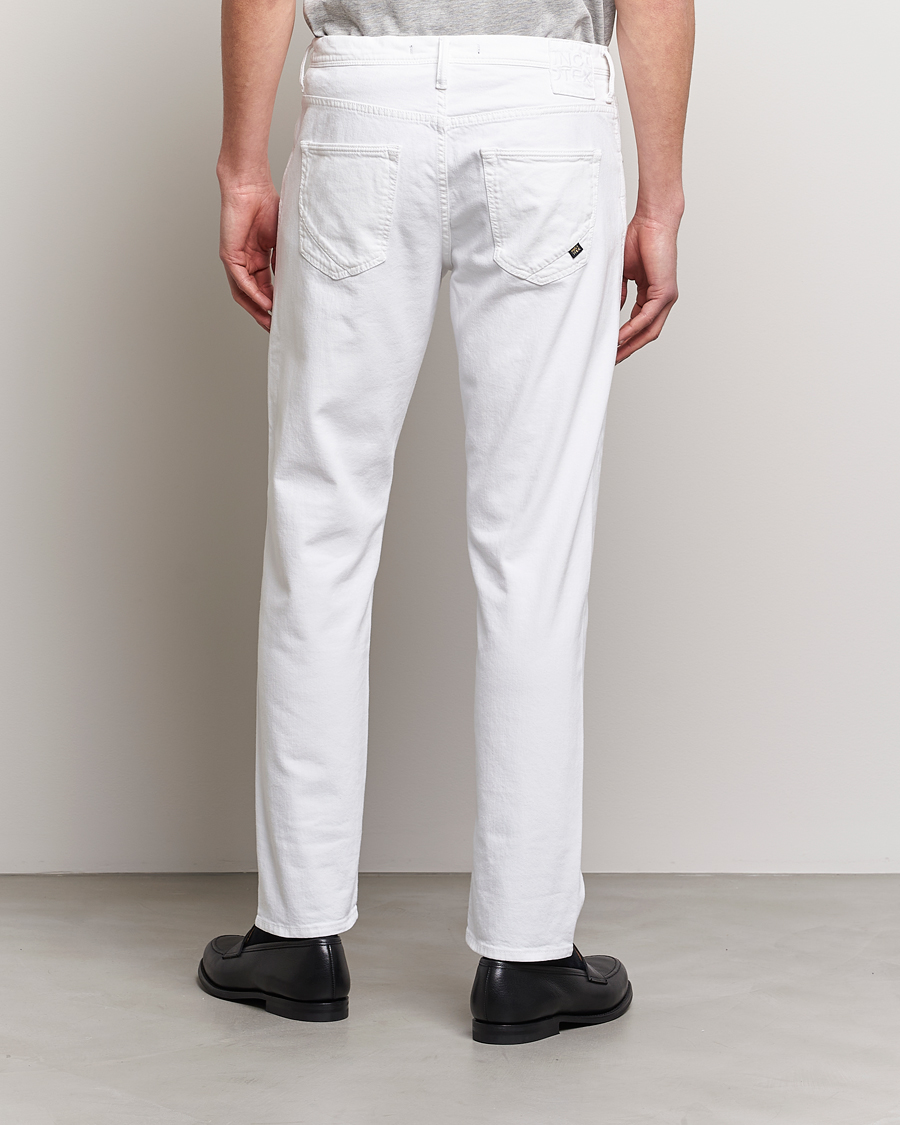 Herr | Byxor | Incotex | Cotton Stretch 5-Pocket Pants White