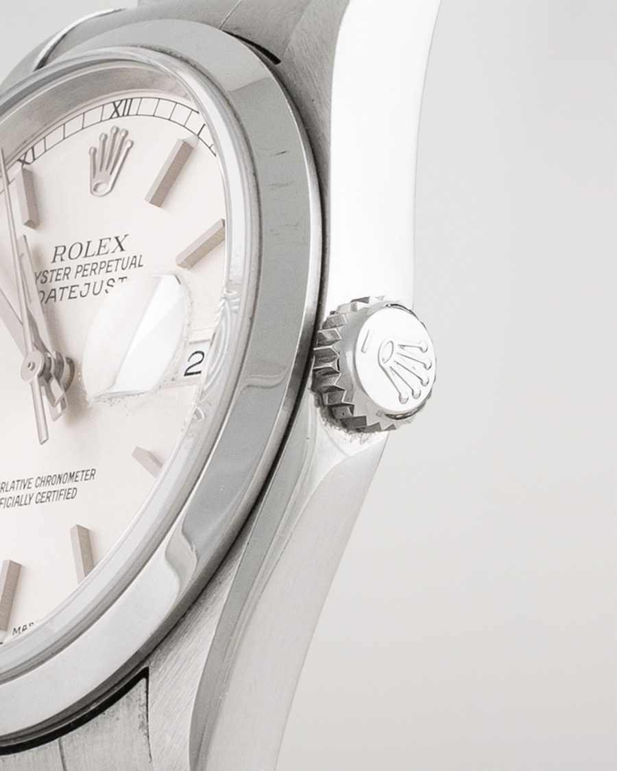 Herr | Rolex Pre-Owned Datejust 16200 Oyster Perpetual Steel Silver | Rolex Pre-Owned | Datejust 16200 Oyster Perpetual Steel Silver