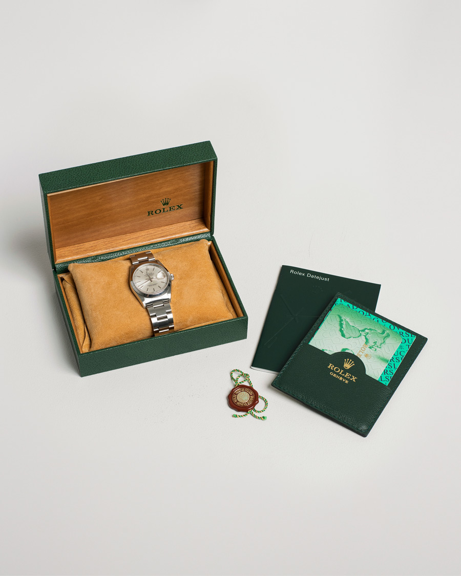 Herr | Rolex Pre-Owned Datejust 16200 Oyster Perpetual Steel Silver | Rolex Pre-Owned | Datejust 16200 Oyster Perpetual Steel Silver