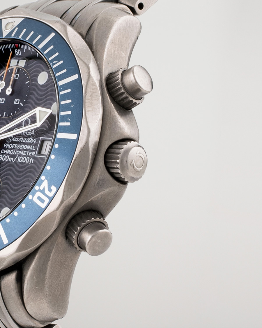 Herr | Omega Pre-Owned Seamaster Diver 300M Chrono 2298.80.00 Titan Blue | Omega Pre-Owned | Seamaster Diver 300M Chrono 2298.80.00 Titan Blue