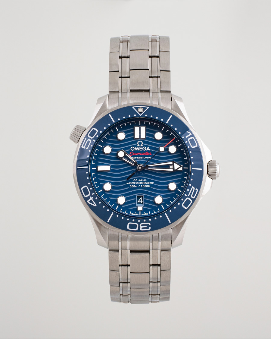 Herr | Omega Pre-Owned Seamaster Diver 300M 210.30.42.20.03.001 Steel Blue | Omega Pre-Owned | Seamaster Diver 300M 210.30.42.20.03.001 Steel Blue