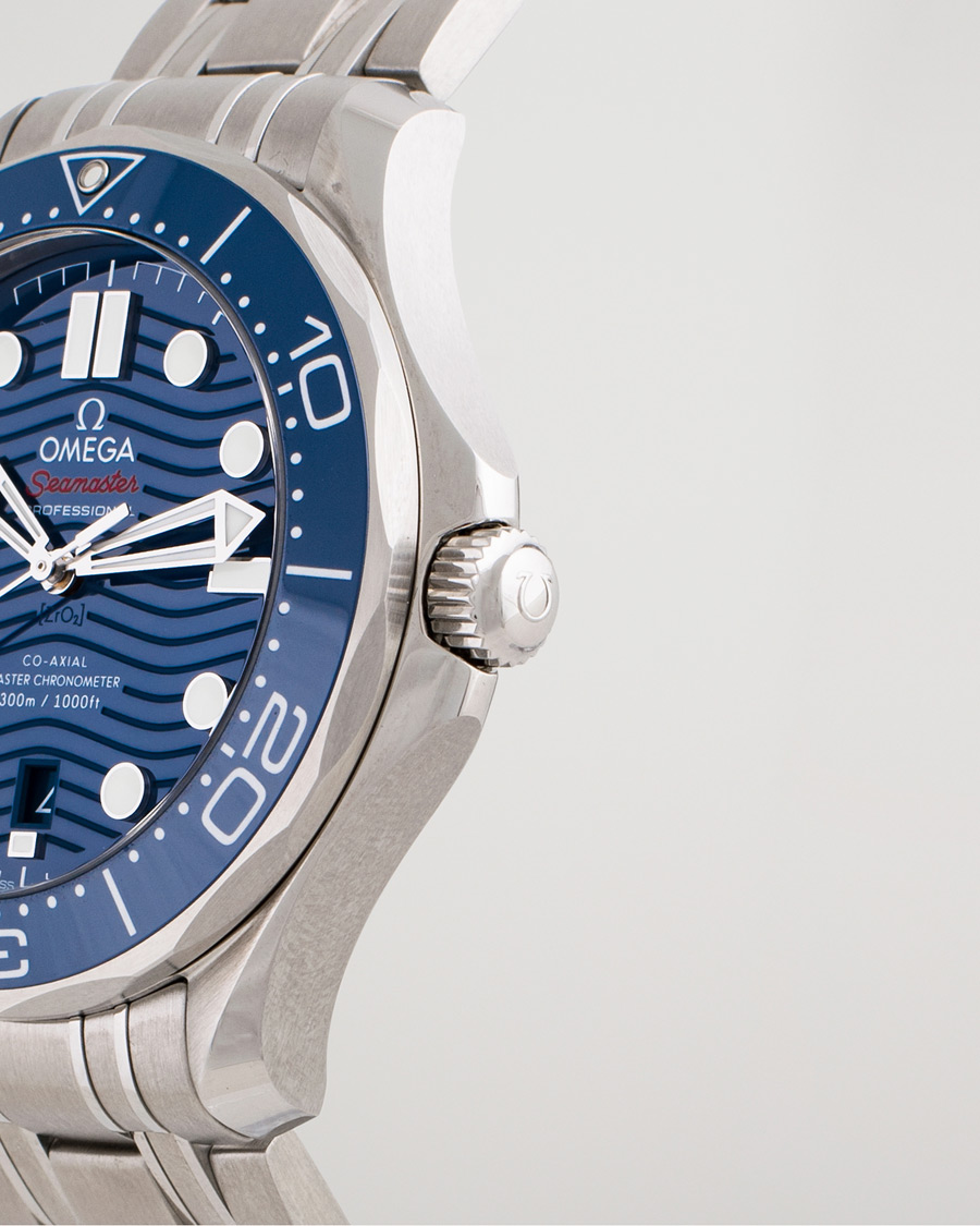 Herr | Omega Pre-Owned Seamaster Diver 300M 210.30.42.20.03.001 Steel Blue | Omega Pre-Owned | Seamaster Diver 300M 210.30.42.20.03.001 Steel Blue