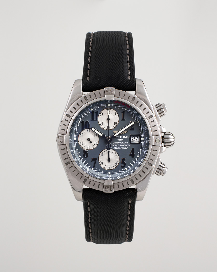 Herr | Breitling Pre-Owned Chronomat Evolution A13356 Steel Grey | Breitling Pre-Owned | Chronomat Evolution A13356 Steel Grey
