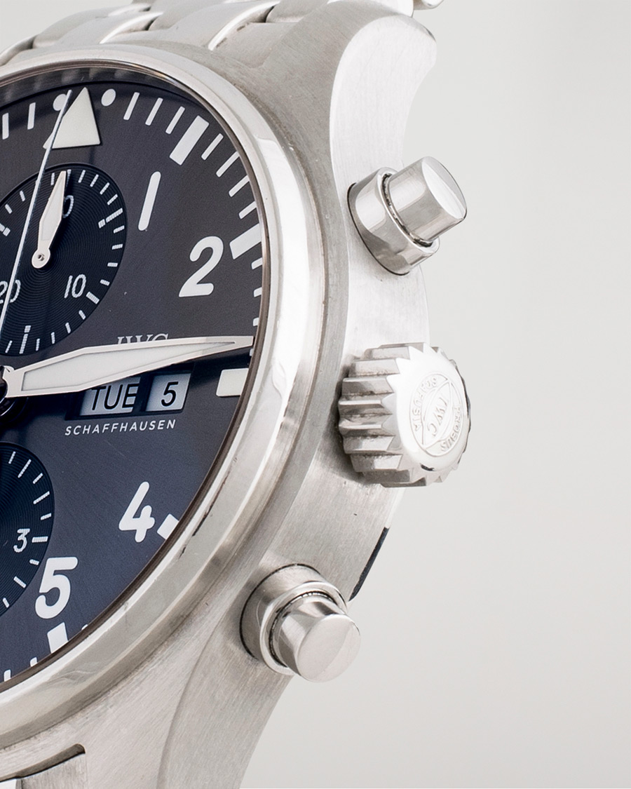 Herr | Pre-Owned & Vintage Watches | IWC Pre-Owned | Spitfire Chronograph IW377719 Steel Grey