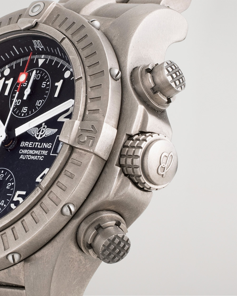 Herr | Pre-Owned & Vintage Watches | Breitling Pre-Owned | Avenger Steel Black