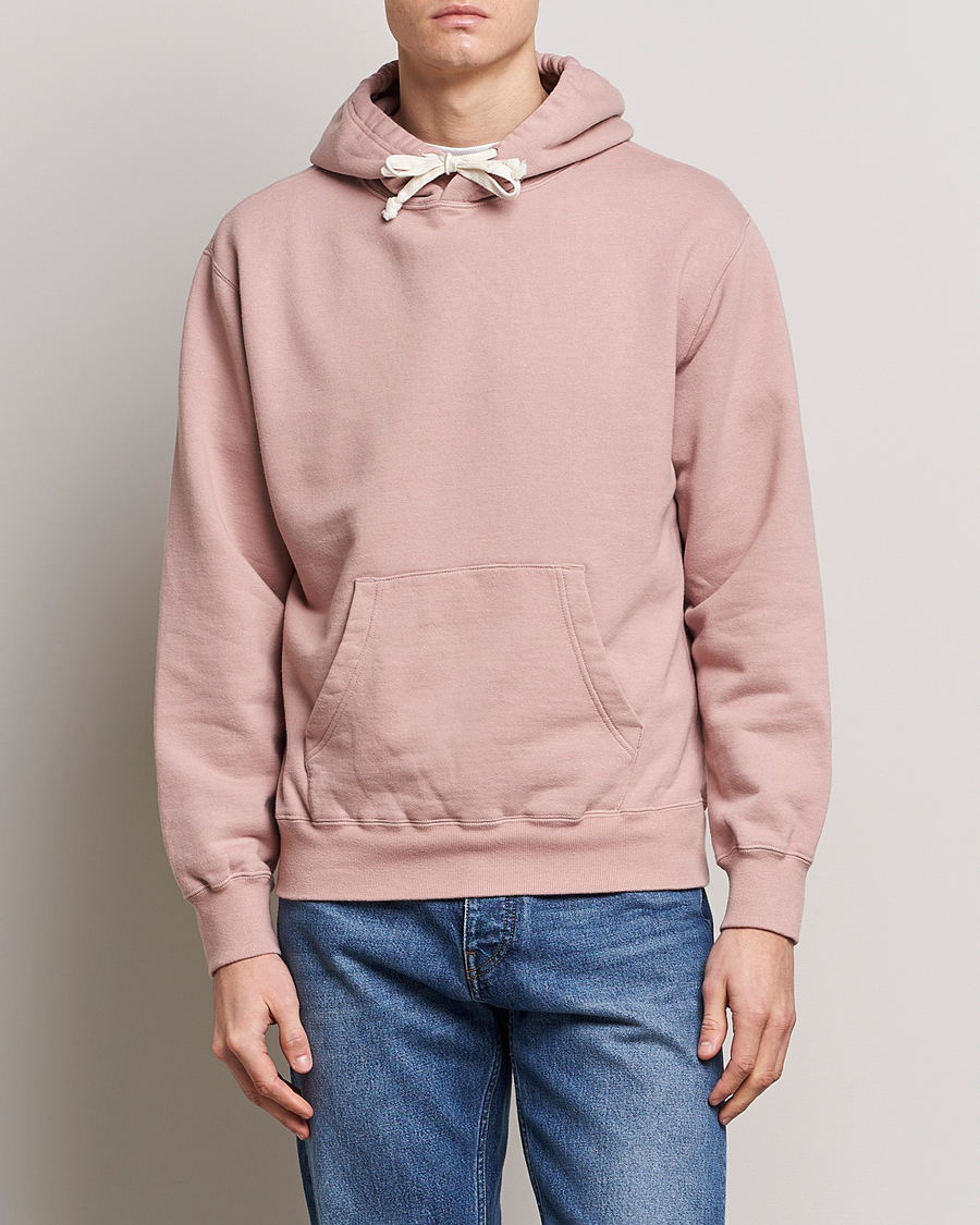 Herr | Tröjor | BEAMS PLUS | Japanese Cotton Hoodie Pink